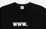 アクメドラビ(acme' de la vie) BIG LOGO EMBO SHORT SLEEVE T-SHIRT BLACK