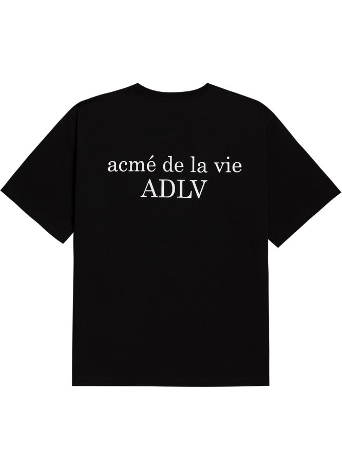 アクメドラビ(acme' de la vie) ADLV BABY FACE SHORT SLEEVE T-SHIRT BLACK RABBIT