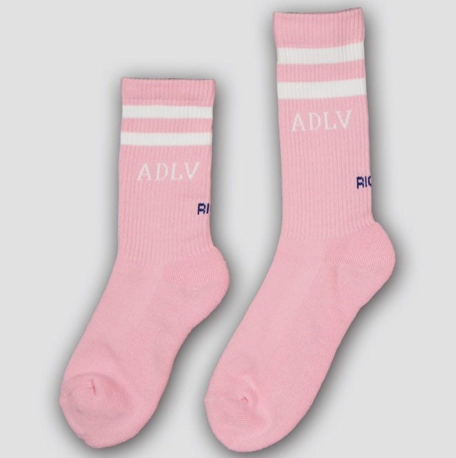 アクメドラビ(acme' de la vie)  ADLV baby pink Logo socks