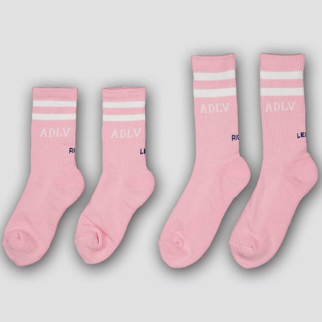 アクメドラビ(acme' de la vie)  ADLV baby pink Logo socks