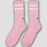 アクメドラビ(acme' de la vie)  ADLV baby pink Logo socks