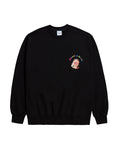 アクメドラビ(acme' de la vie) ADLV BABY FACE SWEATSHIRT BLACK MINI DONUTS 4