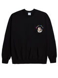 アクメドラビ(acme' de la vie) ADLV BABY FACE SWEATSHIRT BLACK MINI YAWN