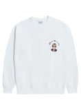 アクメドラビ(acme' de la vie) ADLV BABY FACE SWEATSHIRT WHITE MINI PRAYER