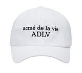 アクメドラビ(acme' de la vie) ADLV BASIC BALL CAP WHITE