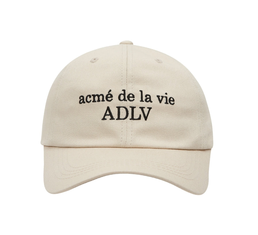 アクメドラビ(acme' de la vie) ADLV BASIC BALL CAP BEIGE