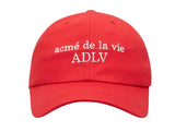 アクメドラビ(acme' de la vie) ADLV BASIC BALL CAP RED