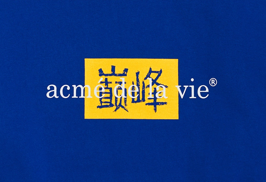 アクメドラビ(acme' de la vie) ADLV 'ACME' SWEATSHIRT BLUE