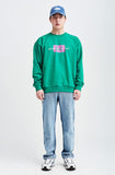 アクメドラビ(acme' de la vie) ADLV 'ACME' SWEATSHIRT GREEN