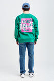 アクメドラビ(acme' de la vie) ADLV 'ACME' SWEATSHIRT GREEN