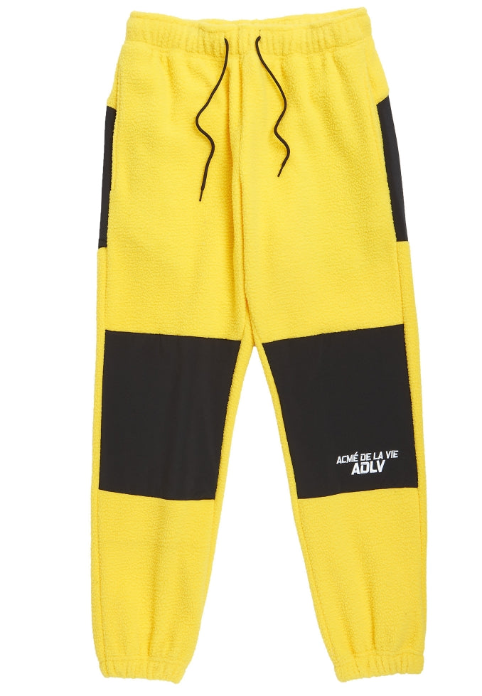アクメドラビ(acme' de la vie)  ADLV FLEESE SETUP PANTS YELLOW