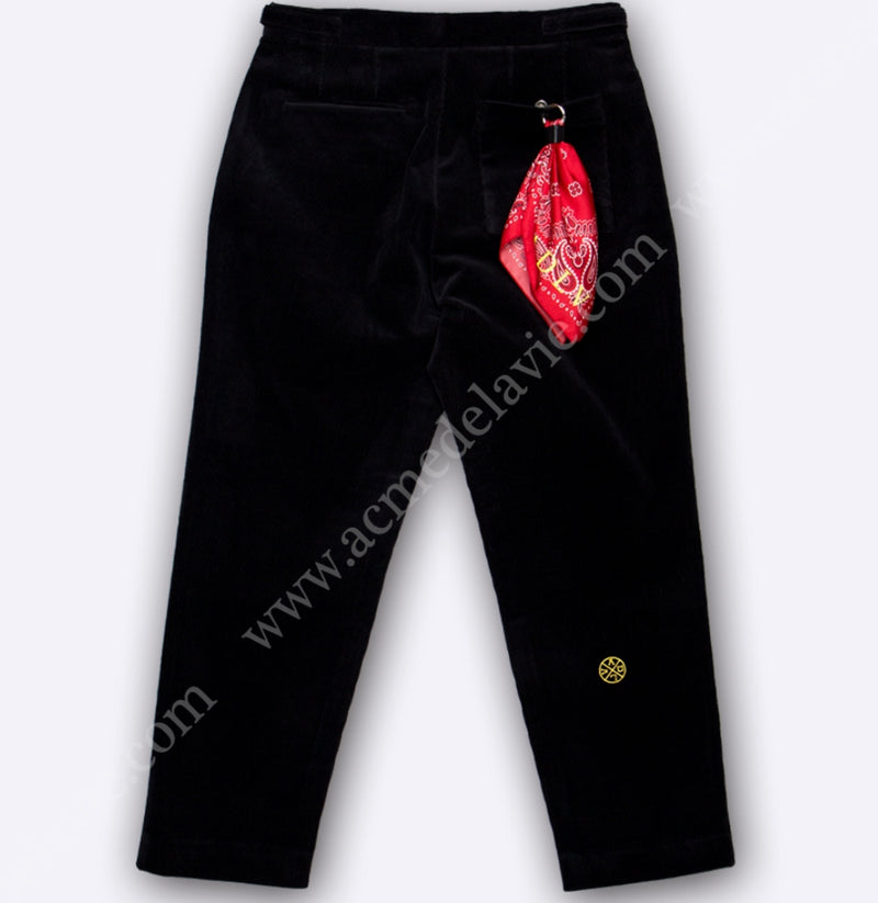 アクメドラビ(acme' de la vie)  ADLV CORDUROY PANTS BLACK