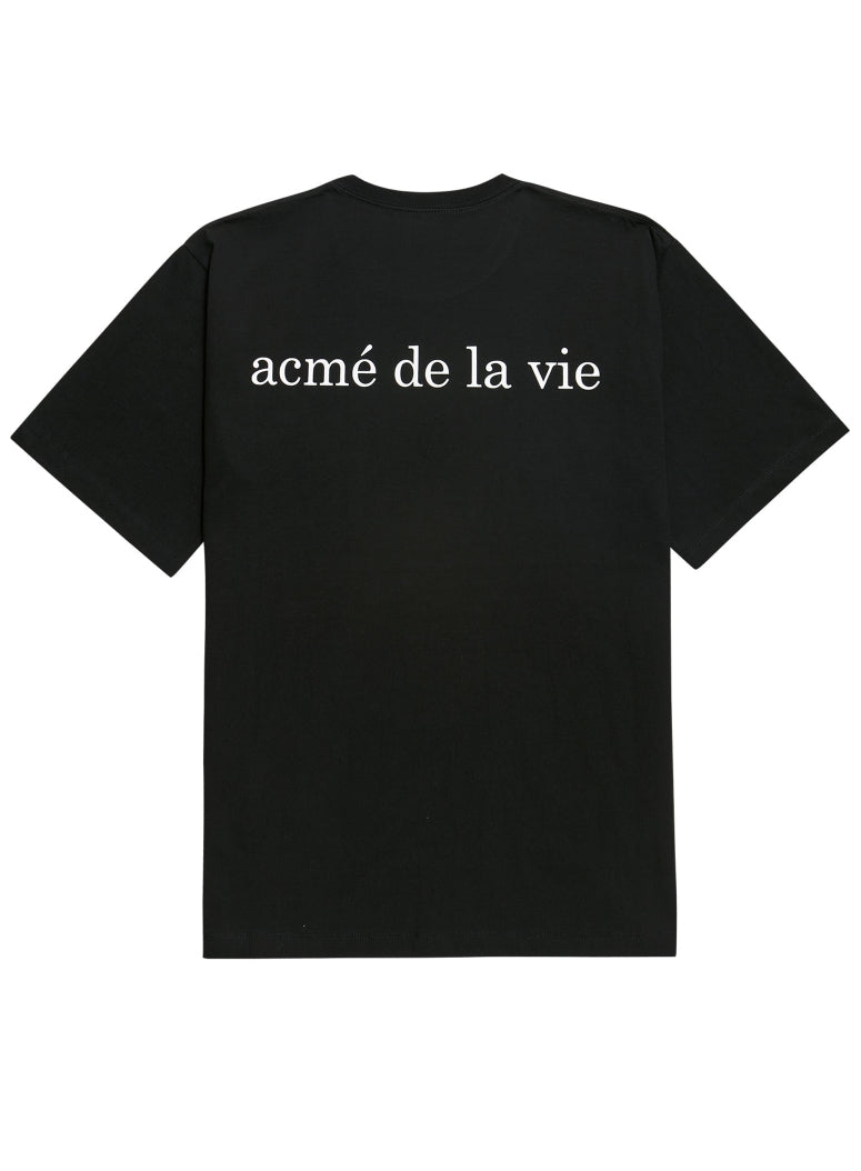 アクメドラビ(acme' de la vie) ADLV BABY FACE SHORT SLEEVE T-SHIRT BLACK DONUTS 2