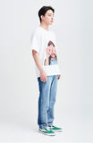 アクメドラビ(acme' de la vie) ADLV BABY FACE SHORT SLEEVE T-SHIRT WHITE DONUTS 3