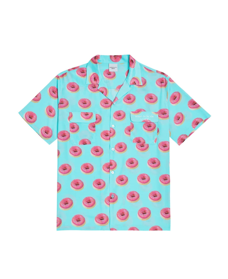 アクメドラビ(acme' de la vie) DONUTS SHIRT SKY BLUE