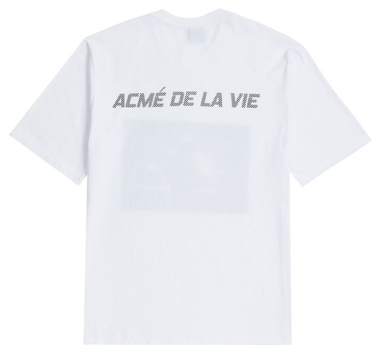 アクメドラビ(acme' de la vie) ADLV SHORT SLEEVE T-SHIRT ARREST WHITE