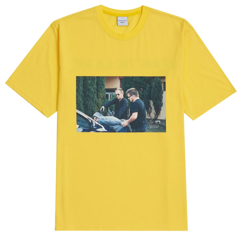 アクメドラビ(acme' de la vie) ADLV SHORT SLEEVE T-SHIRT ARREST YELLOW