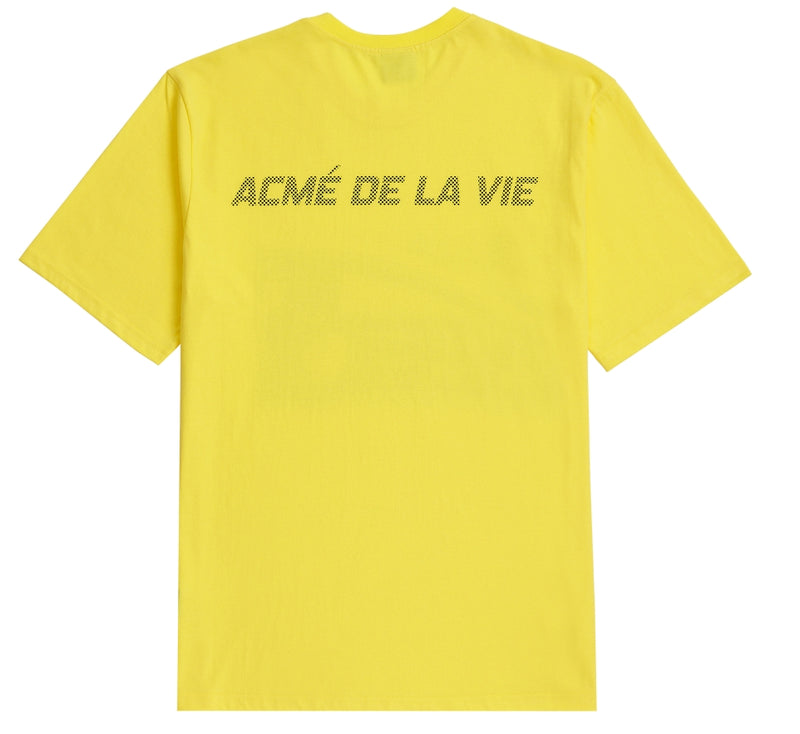 アクメドラビ(acme' de la vie) ADLV SHORT SLEEVE T-SHIRT ARREST YELLOW