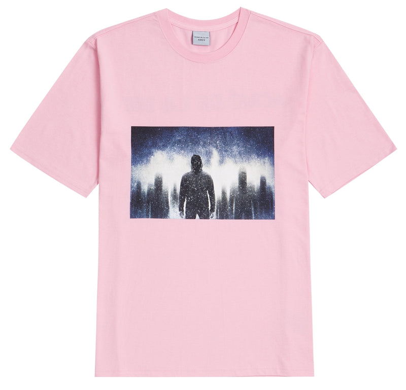 アクメドラビ(acme' de la vie) ADLV SHORT SLEEVE T-SHIRT DARKNESS LIGHT PINK