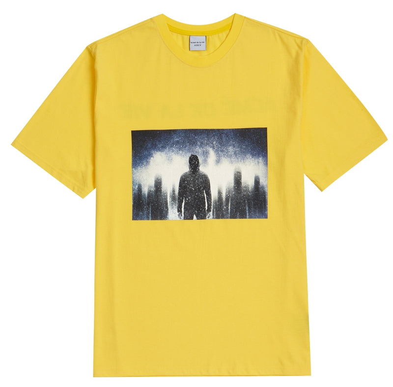 アクメドラビ(acme' de la vie) ADLV SHORT SLEEVE T-SHIRT DARKNESS YELLOW