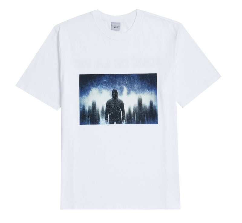 アクメドラビ(acme' de la vie) ADLV SHORT SLEEVE T-SHIRT DARKNESS WHITE