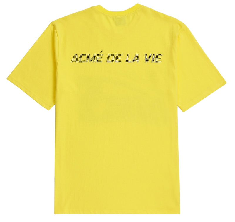 アクメドラビ(acme' de la vie) ADLV SHORT SLEEVE T-SHIRT DARKNESS YELLOW