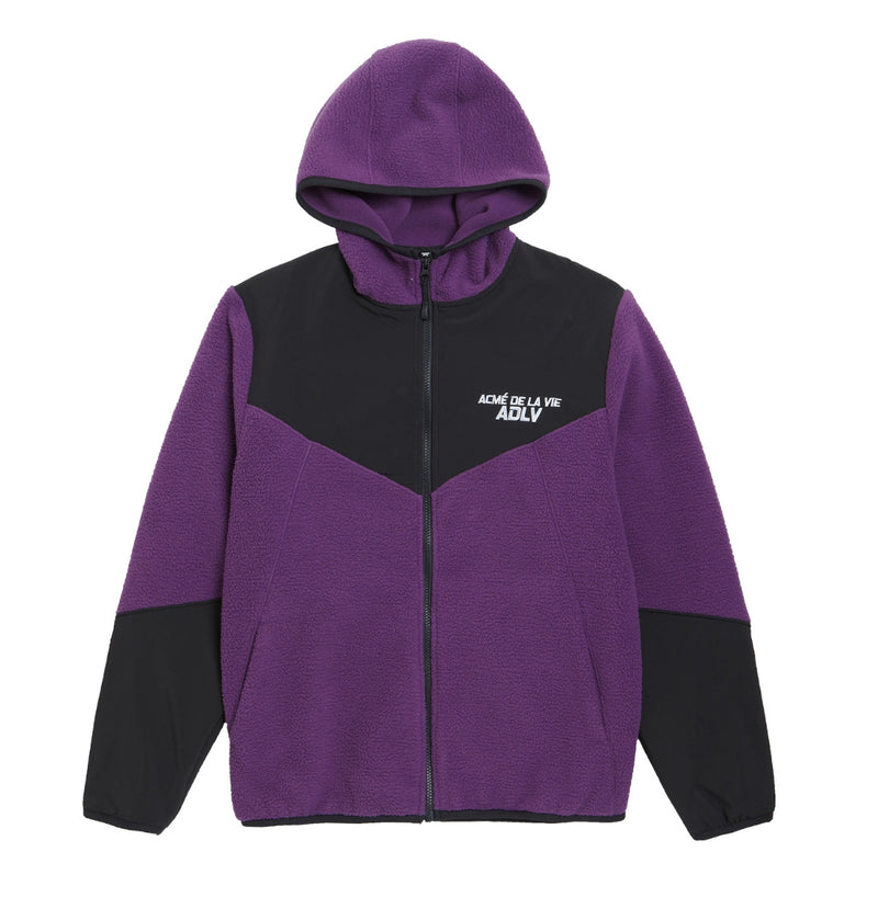 アクメドラビ(acme' de la vie) ADLV FLEESE SETUP TOP PURPLE