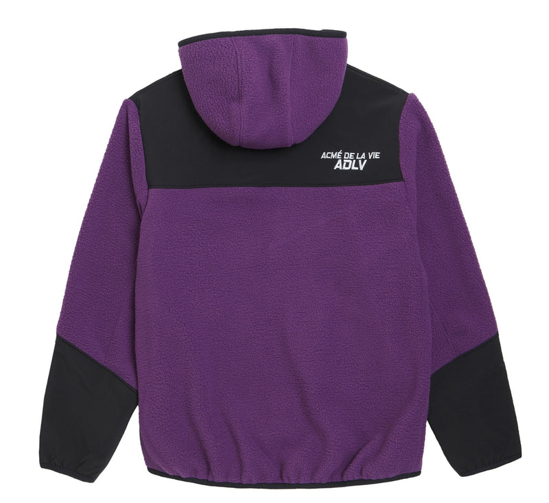 アクメドラビ(acme' de la vie) ADLV FLEESE SETUP TOP PURPLE