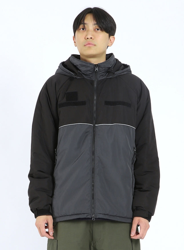 NOMANUAL(ノーマニュアル) PRIMALOFT C.W PARKA - BLACK