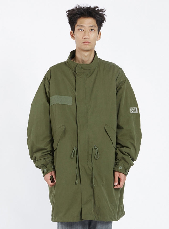 NOMANUAL(ノーマニュアル) F.S FISHTAIL PARKA - KHAKI