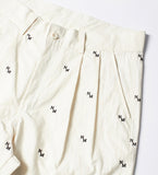 NOMANUAL(ノーマニュアル) NM PATTERN PANTS - WHITE