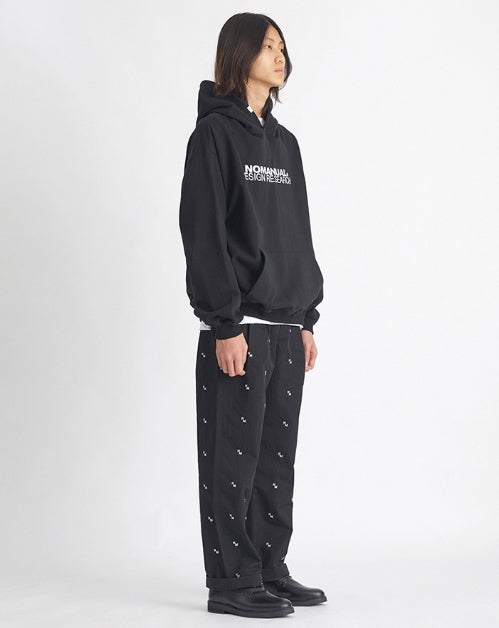 NOMANUAL(ノーマニュアル) NM PATTERN PANTS - BLACK – UNDERSTUDY CLUB