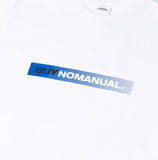 NOMANUAL(ノーマニュアル) BUY NOMANUAL T-SHIRT - WHITE