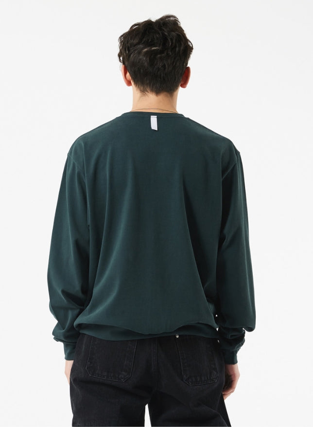 NOMANUAL(ノーマニュアル) TOOLS LONG SLEEVE TEE - VIRIDIAN