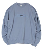NOMANUAL(ノーマニュアル) TOOLS LONG SLEEVE TEE - BLUE GRAY