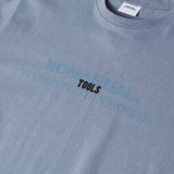 NOMANUAL(ノーマニュアル) TOOLS LONG SLEEVE TEE - BLUE GRAY