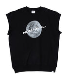 NOMANUAL(ノーマニュアル) NM SLEEVELESS SWEATSHIRT - BLACK