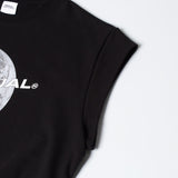 NOMANUAL(ノーマニュアル) NM SLEEVELESS SWEATSHIRT - BLACK