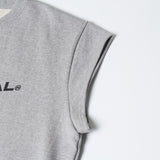 NOMANUAL(ノーマニュアル) NM SLEEVELESS SWEATSHIRT - MELANGE