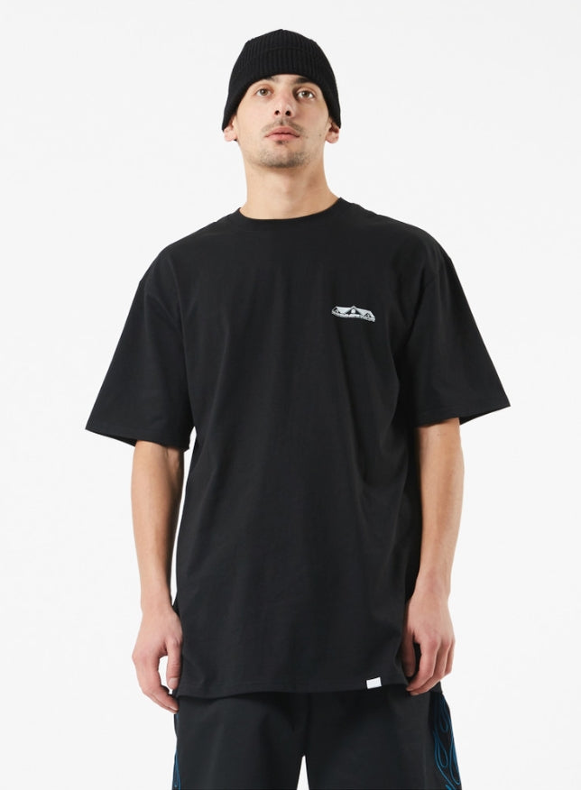 NOMANUAL(ノーマニュアル) NM CONSTRUCTION T-SHIRT - BLACK