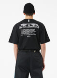 NOMANUAL(ノーマニュアル) NM CONSTRUCTION T-SHIRT - BLACK