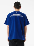 NOMANUAL(ノーマニュアル) NM INDUSTRIES T-SHIRT - BLUE