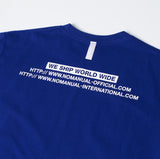 NOMANUAL(ノーマニュアル) NM INDUSTRIES T-SHIRT - BLUE