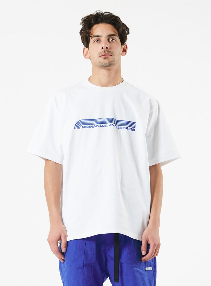 NOMANUAL(ノーマニュアル) NM INDUSTRIES T-SHIRT - WHITE