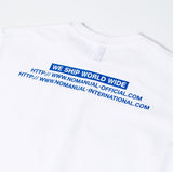 NOMANUAL(ノーマニュアル) NM INDUSTRIES T-SHIRT - WHITE