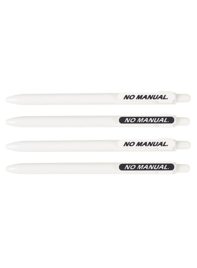 NOMANUAL(ノーマニュアル) NM LOGO BALLPEN (4EA)