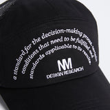 NOMANUAL(ノーマニュアル) NM RESEARCH BALL-CAP - BLACK