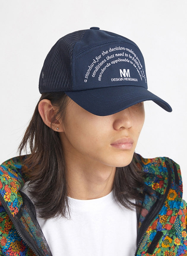 NOMANUAL(ノーマニュアル) NM RESEARCH BALL-CAP - NAVY