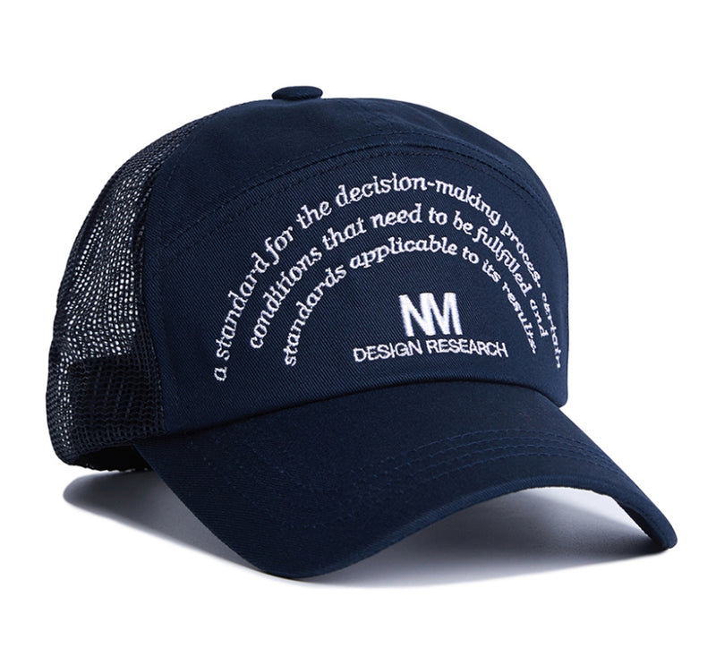 NOMANUAL(ノーマニュアル) NM RESEARCH BALL-CAP - NAVY