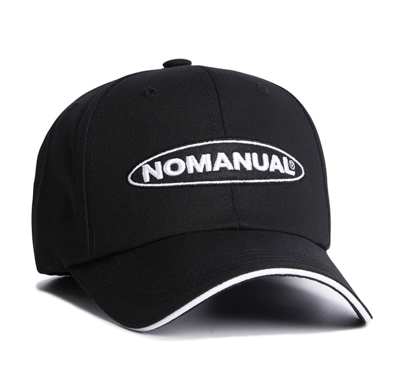 NOMANUAL(ノーマニュアル) CIRCLE LOGO BALLCAP - BLACK